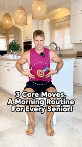 3 moves for your core and waistline and to target 🎯 a stronger mid-section! These can be done with just a chair 🪑! Keep working at it, I’m proud of you 👇 | Grow Young Fitness