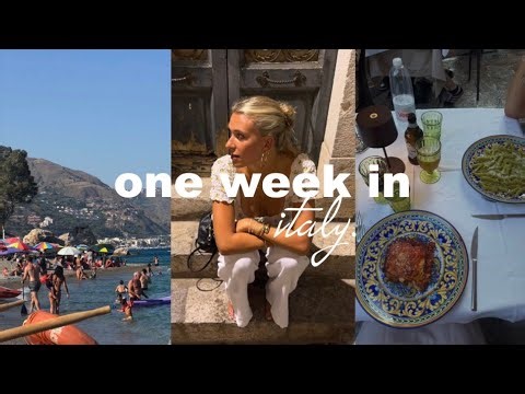 a week in italy | sicily.