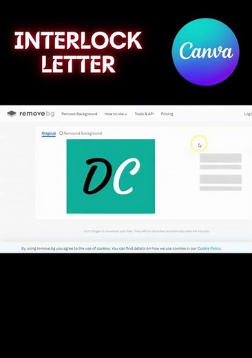 How To Create An Interlocking Letter Logo with Canva