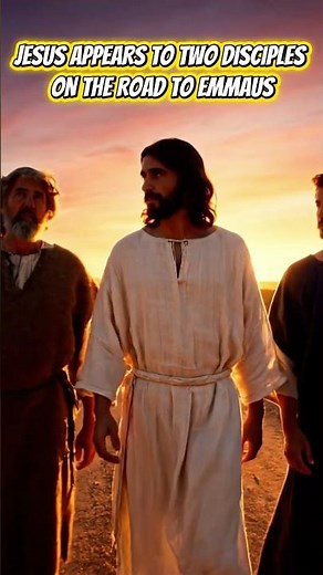 ✝️🕊️ Jesus Appears to Two Disciples on the Road to Emmaus 🌟 Catholic Reflection on Resurrection