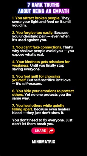 7 Dark Truths About Being an Empath (That Nobody Tells You)...