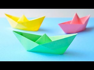 How to Fold a Paper Boat That Floats | Origami Boat or Paper Hat
