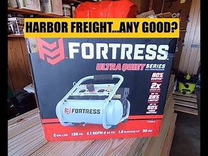 REVIEW...Harbor Freight FORTRESS 2 Gallon Air Compressor