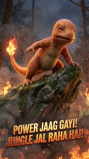 Kanto Series #04 – Charmander: Full Rage & Jungle Fire 🔥 #aishorts #pokemon #kantoregion