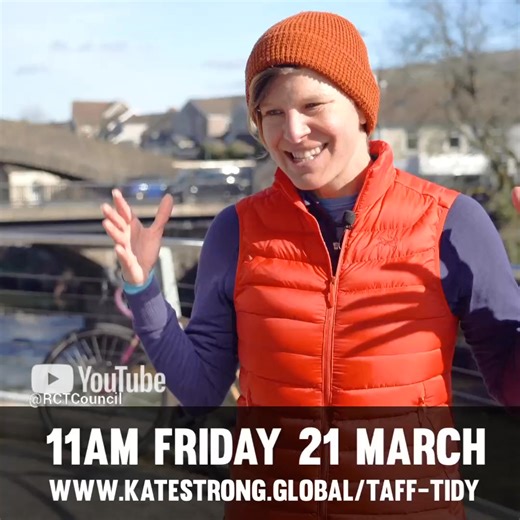 📅 What are you doing on 21st March 2025 at 11am? Are you free to break a record and help clean up RCT at the same time? The Council is proud to support @KateStrong01 and the #TaffTidy project. The record-breaking challenge called Taff Tidy was born to bring together people to clean one river for one hour and set a new Guinness World Records. You MUST register here https://orlo.uk/70XB3 before attending. Find out more👉https://orlo.uk/FPzGf | Rhondda Cynon Taf Council