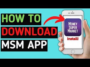 How to download And Install MoneySuperMarket App | Latest Tutorial