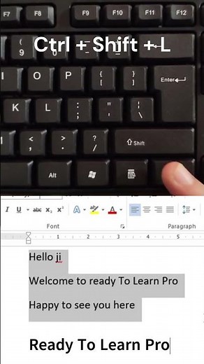 Bullet List shortcut key in MS Word simple and easy way