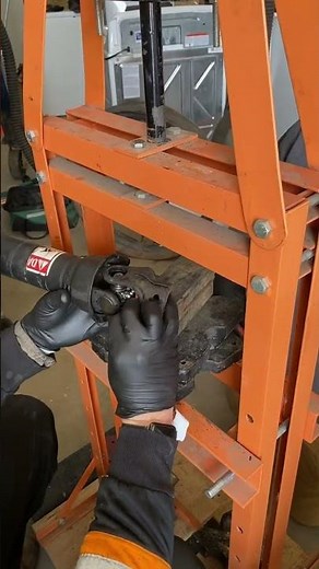 Fixing the driveshaft on a John Deere mower deck. #HandsomeOrHandy #Repair #RightToRepair