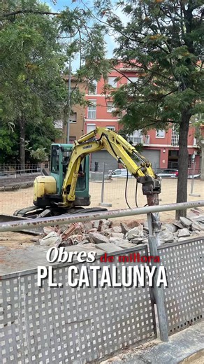 Obres de millora plaça Catalunya: primera fase i renovació de jocs