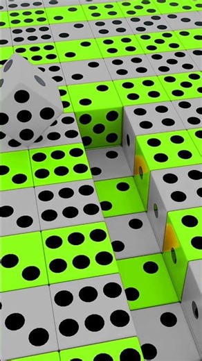 Infinite Dice Spin 🎲💫 | Loop Animation