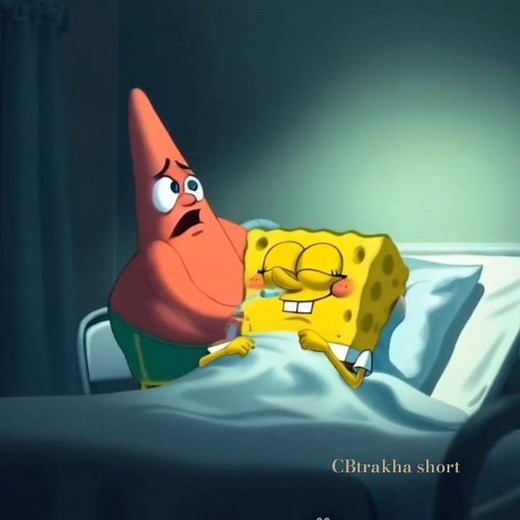 spongebob is sick patrick takes shock spongebob #shorst