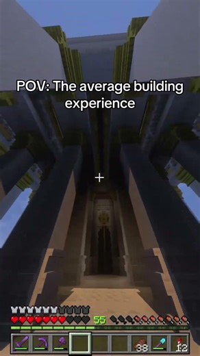 Builder experience #minecraft #minecraftpe #minecraftsurvival #minecraftbuilding #minecraftshorts