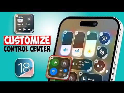 How to Customize Control Center on iPhone iOS 18 | Change Control Panel in iOS 18