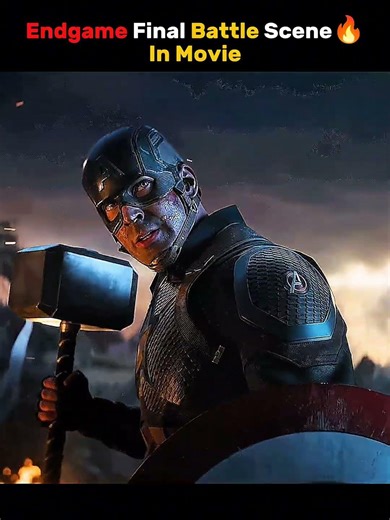 Endgame Final Battle Scenes in Real Life Vs in Movie🔥| #marvel #shorts