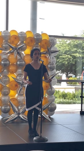 Northview High School student Nishevith Suresh delivered a stunning performance at the 2024 retirement reception! Nishevith beautifully performed two songs, including the German serenade “Ständchen” by Franz Schubert. Her rendition in German truly captured the essence and emotion of this timeless piece. Bravo, Nishevith! #FCSnews #NorthviewHS #RetirementReception #FranzSchubert #Standchen #FCSMusic | Fulton County Schools