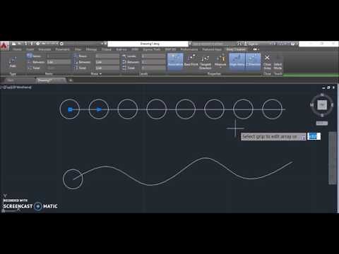 CURSO DE AUTOCAD 2D - COMANDO ARRAY PATH