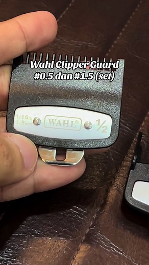 Wahl Clipper Guard 0.5 and 1.5 Set for Precision Haircuts