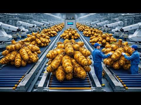 Inside the Turmeric Processing Factory: Modern Technology