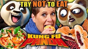 Kung Fu Panda: Try NOT to Eat Challenge! | People Vs Food By React