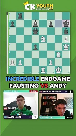 This was a crazy endgame by two of the strongest ChessKids ever! 🔥