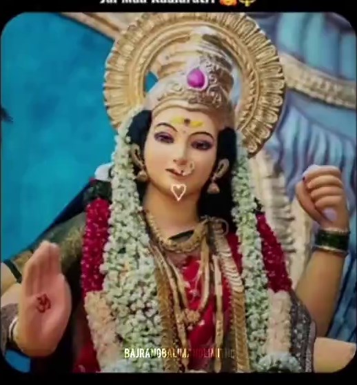 7th day of Navratri 🥹🦚 #jaimatadi #happynavratri #bajrangbalimandlimithi #jaibajrangbali #happynavratri