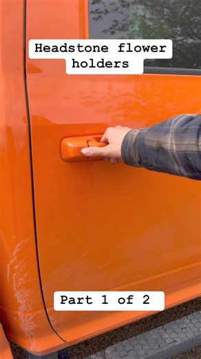 18K views · 309 reactions | Part 1 of 2 Headstone Flower Holders #headstone #graveyard #memorial #flowers | Theeupcycler Metal Art | Facebook