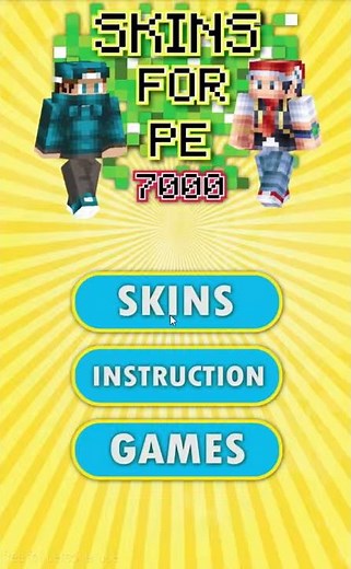 10000 Skins for Minecraft Pocket Edition