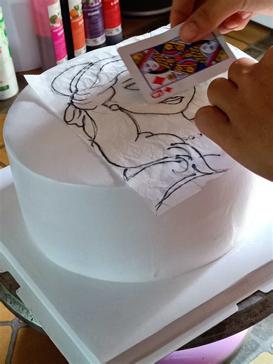 Creating a Belle Disney Cake