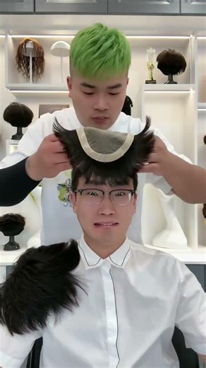 A good hairstyle can change a person's temperament.😄#Tóc Giả Nam #Tóc Giả#メンズウィッグ #ウィッグ