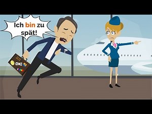 Deutsch lernen | Wir fliegen nach Berlin! | Wortschatz: am Flughafen