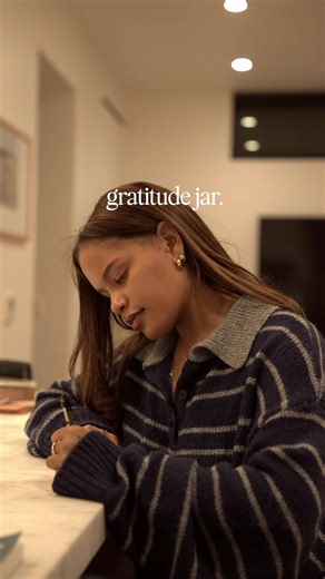 This is your sign to make a gratitude jar & write a weekly (or daily) note of everything you’re grateful for that happened that week (or day)! This is my first time doing one and I’m super excited because sometimes with how fast time is moving you lose sight of all of the blessings and good things happening in your life. It’s important to slow down and be thankful for everything #2026