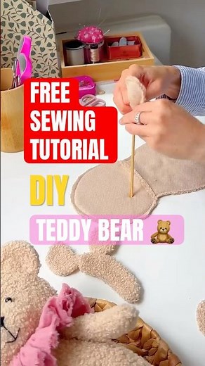DIY Teddy Bear 🧸 Easy Sewing Tutorial