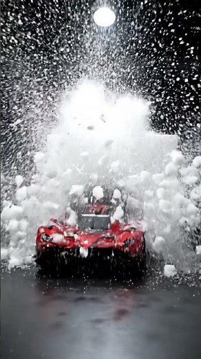 World's Largest RC Car Powder Cloud Explosion