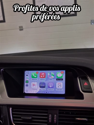 Installation CarPlay et Android Auto sans fil pour Audi A4