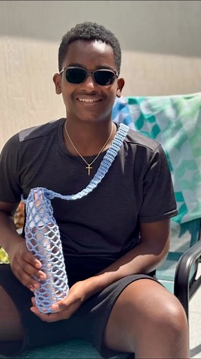 55K views · 3.4K reactions | Earlier I was working up a water bottle carrier. Here it is in its finished form. I used Hobbii 8/8 cotton yarn and a free pattern from their website: https://www.mnpa6gtrk.com/2RZRXJ73/2N67RH79/?uid=31056 My mom and sister use these all the time and they love them and get lots of compliments. Easy to make too! Make sure to use cotton yarn for good absorbency. #jonahxhobbii #jonahhands #hobbii #cottonyarn #waterbottle #hobbiiyarn #maker | Jonah’s Hands | Facebook