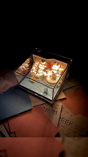Calendário 3D: Organize Seu Mês com Estilo