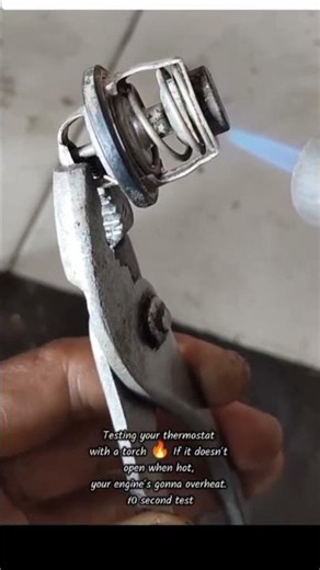 Test Your Thermostat With a Torch - 10 Second Overheat Check #ThermostatTest #CarRepair#DIYMechanic