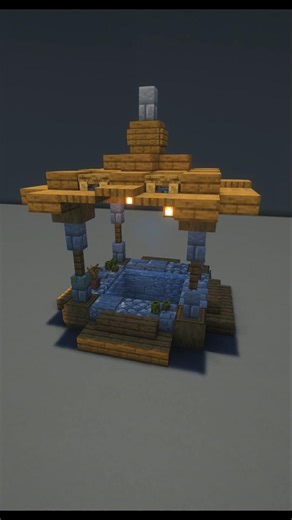 How to Build a Well in Minecraft? #minecraft