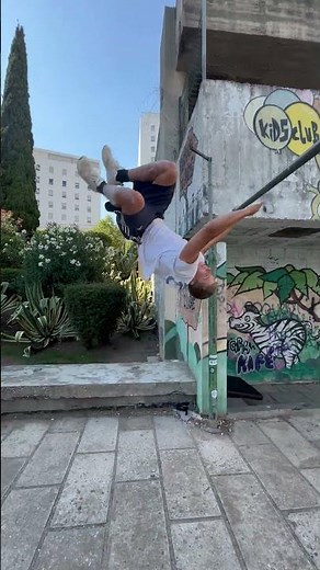 Epic Parkour Stunts in Urban Playground