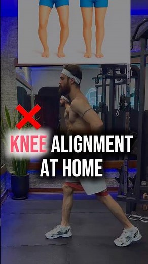 Simple Mini Loop Band Exercise to Fix Bow Legs at Home ♻️🦵🏼@M‪@MiladRahimifit‬