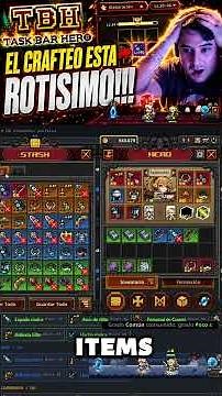 🔥 Crafting in Task Bar Hero is BROKEN (Lots of Gear and Loot)
