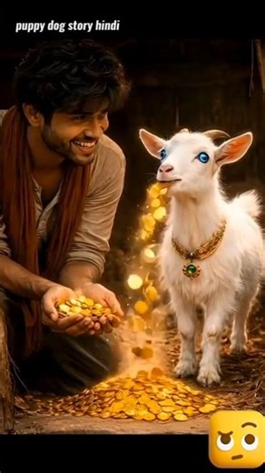 The Goat That Gives Gold | Magical Goat Story #ai #animals #hearttouching #aivideo #aistory