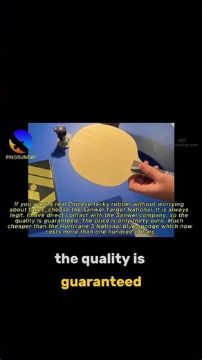 Sanwei Target National The Legit Chinese Tacky rubber