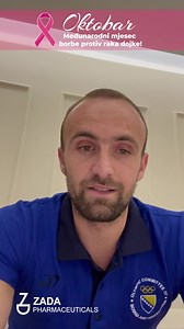 Oktobar je Međunarodni mjesec borbe protiv raka dojke. Moji prijatelji iz ZADA Pharmaceuticals pokrenuli su na društvenim mrežama kampanju borbe protiv ove opake bolesti. Pridružujem se ovoj važnoj i za zdravlje žena odgovornoj akciji koja ima za cilj ukazati na preventivno djelovanje i podizanje svijesti svih žena. Više u videu. | Amel Tuka