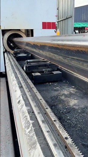 Rectangular tube cutting, 360 chuck, pipe cutting machine #cnc #thermalcutting #tubecuttingequipment