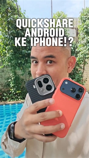 Quickshare Find X9 Pro ke Airdropnya iPhone!