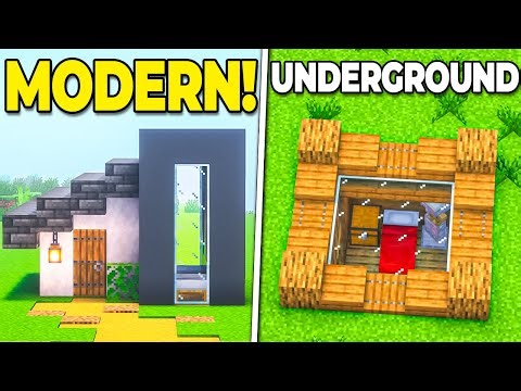 Minecraft: 3 SIMPLE Starter Bases!