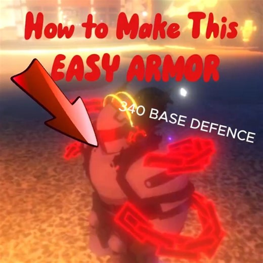 BEST EASY ARMOR TO CRAFT! #roblox #shorts #theforge