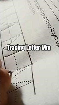 How to write Letter Mm #tracing #writing (kindergarten)