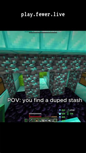 POV: You find a dupe stash… #minecraft #smp #pvp #mincraftpvp #donutsmp